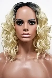MD-SLF-IRIS: SWISS LACE FRONT LOOSE BEACH WAVE CURL WIG